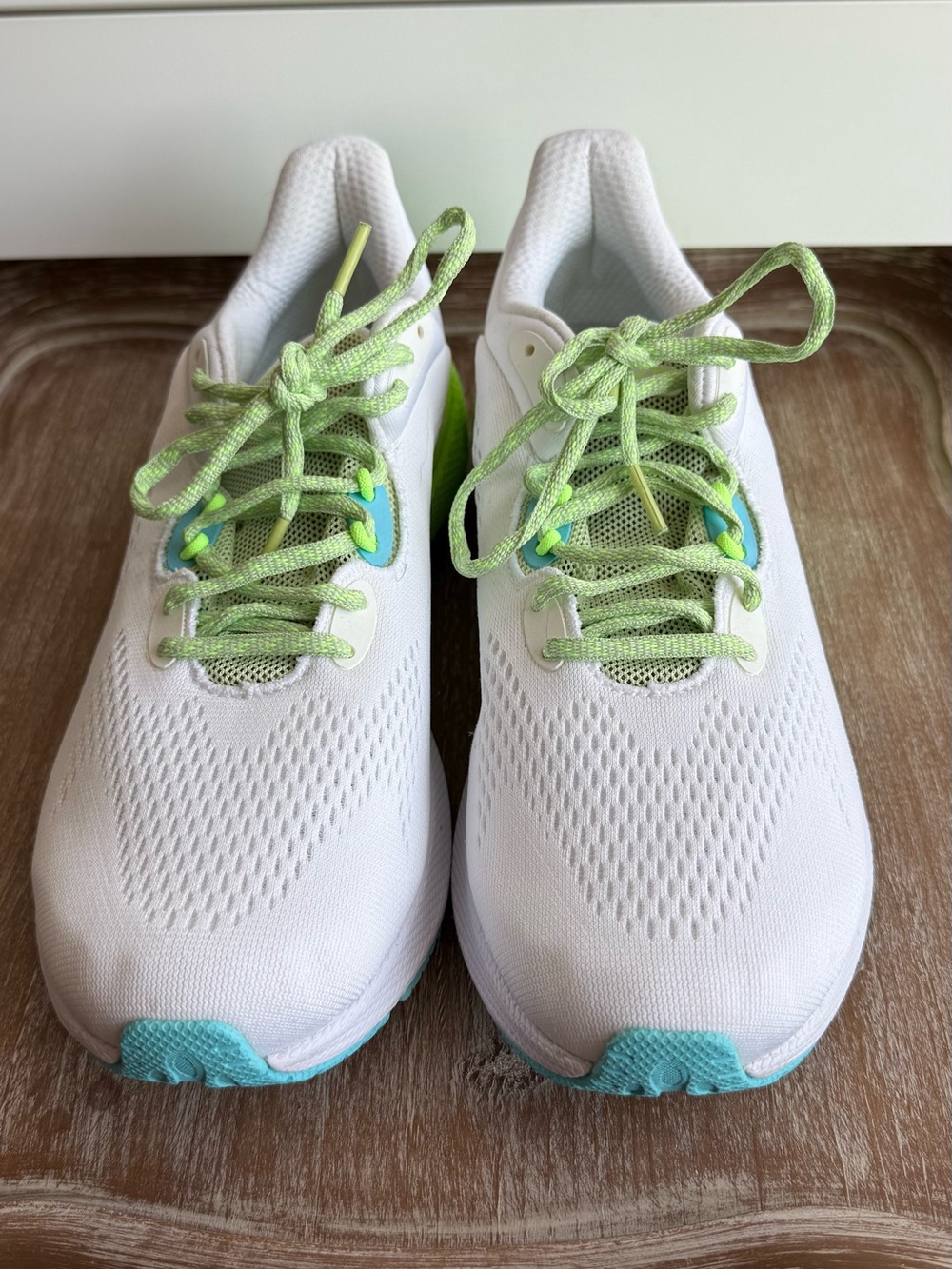 Under Armour Women’s White and Neon Green Mesh Running Sneakers | Size 12 - Picture 11 of 12